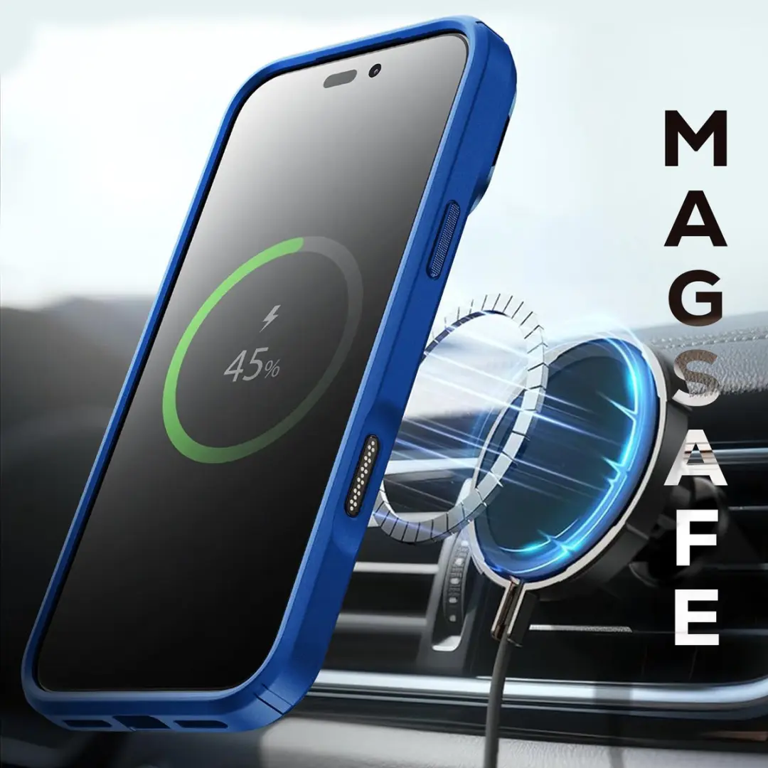 Supcase UB Mag Hoesje iPhone 17 Pro Max - Blauw - MPN BACK-SPC-MAG-NT-17X
