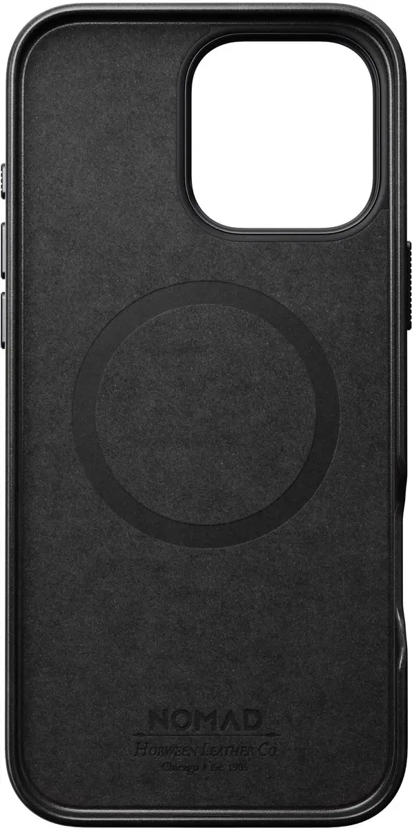 NOMAD Traditional Horween Hoesje iPhone 16 Pro Max NM01393085 - Zwart