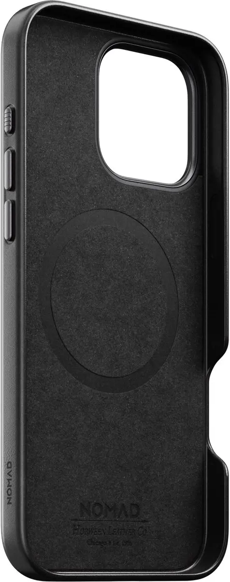 NOMAD Traditional Horween Hoesje iPhone 16 Pro Max NM01393085 - Zwart - afbeelding 6 van 6