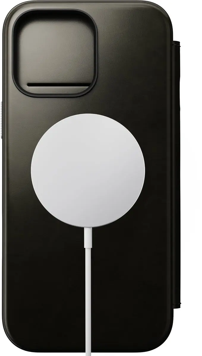 NOMAD Modern Horween Lederen Folio iPhone 16 Pro Max 114681117070 - Groen