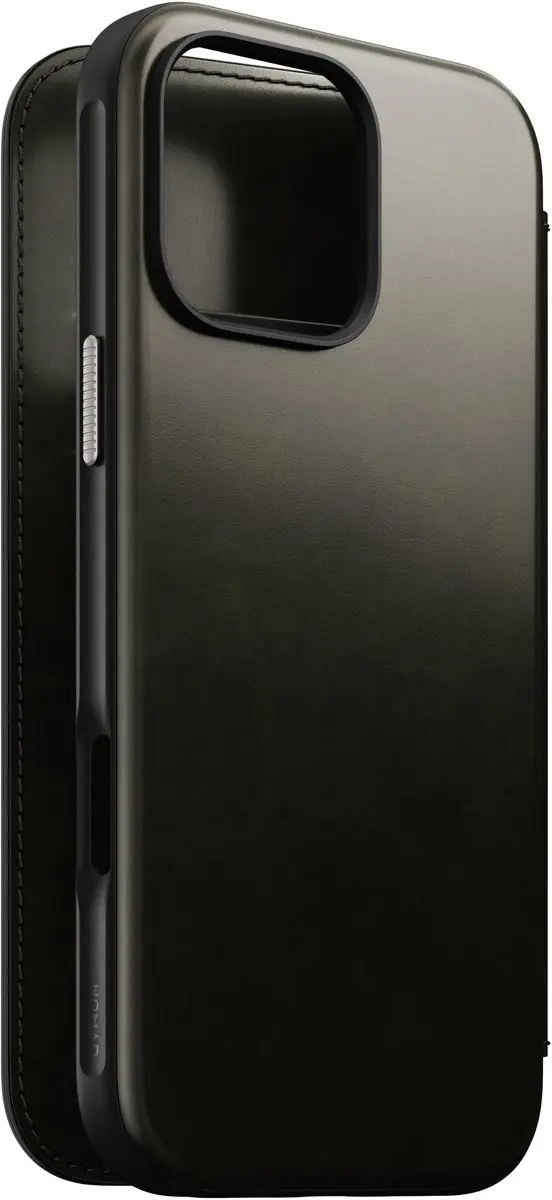 NOMAD Modern Horween Lederen Folio iPhone 16 Pro Max 114681117070 - Groen
