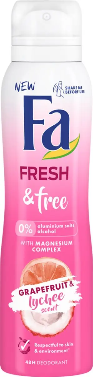 Fa Deodorant Spray Grapefruit & Lychee 150 ml