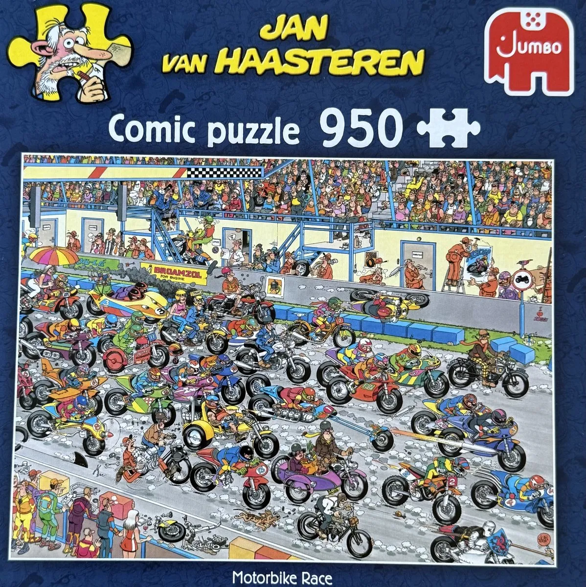 Jumbo Jan van Haasteren Motorbike Race Puzzel 950 Stuks