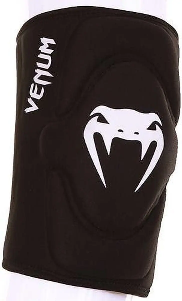 Venum Kontact Lycra Gel Kniebeschermers Zwart Wit
