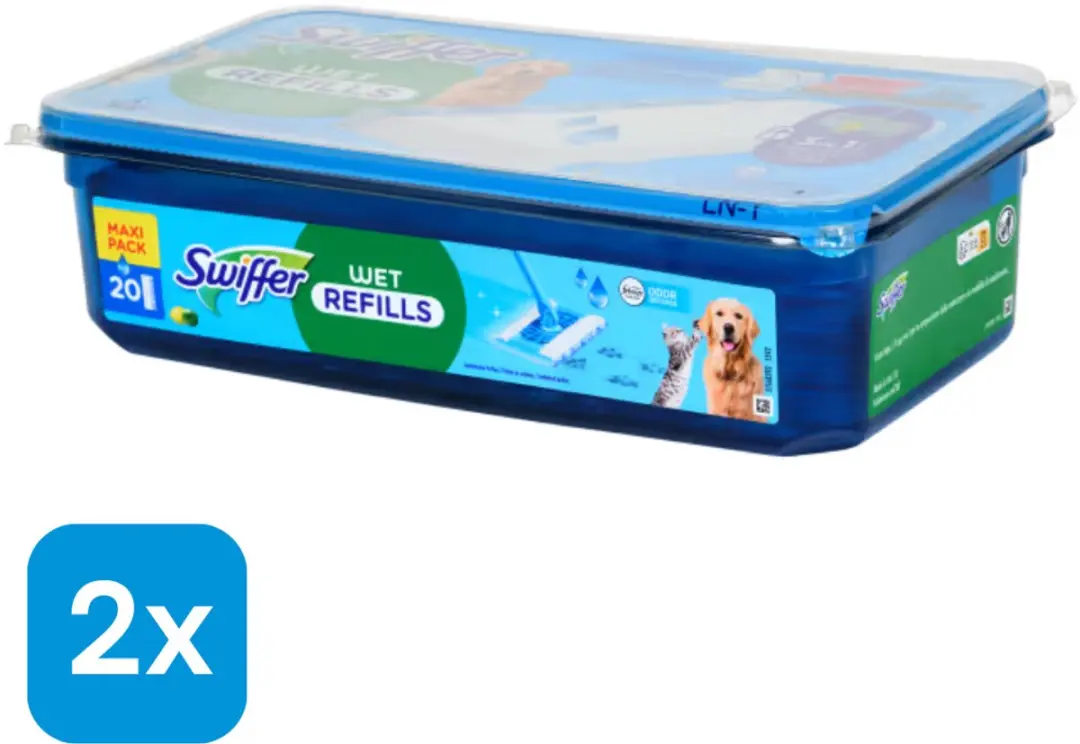 Swiffer Sweeper Wet Pet vloerdoekjes 40 st.
