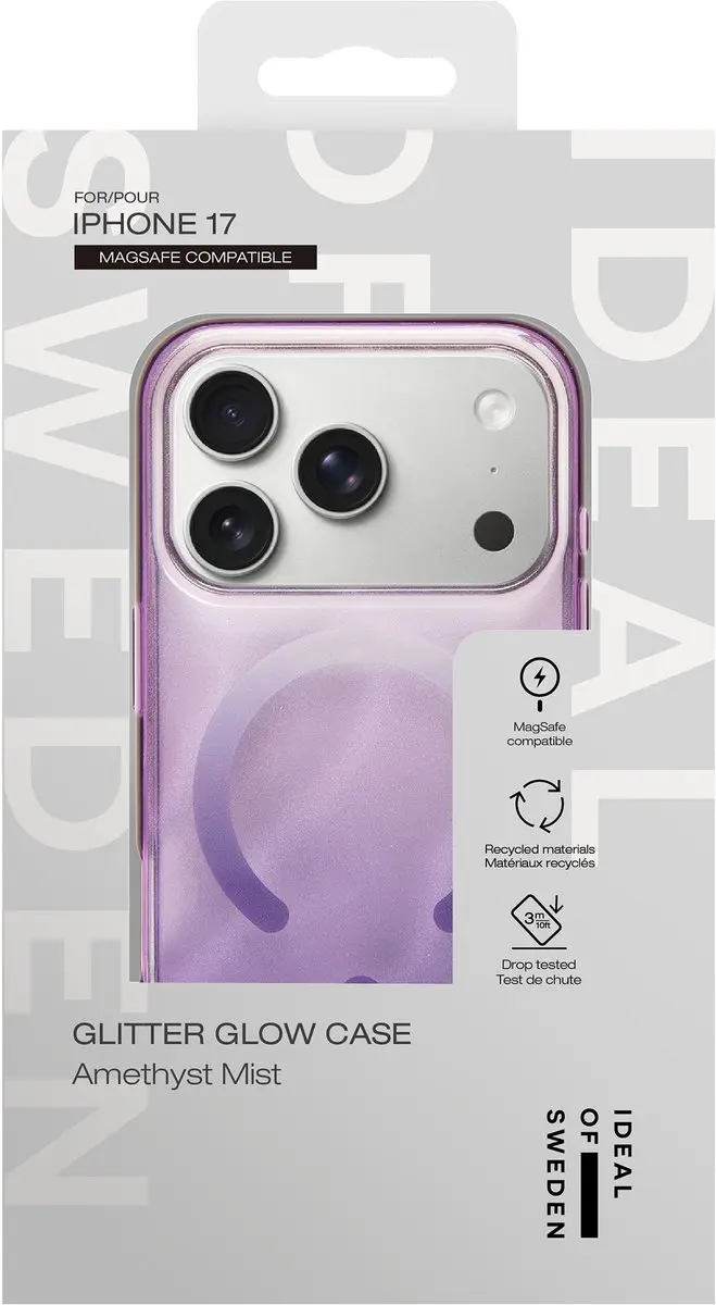 iDeal of Sweden Clear Case iPhone 17 - Amethyst - IDCLCMS-I2561-631