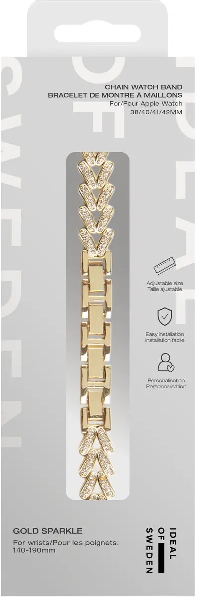 iDeal of Sweden Apple Watch Band Goud - 38/40/41/42mm - afbeelding 6 van 6
