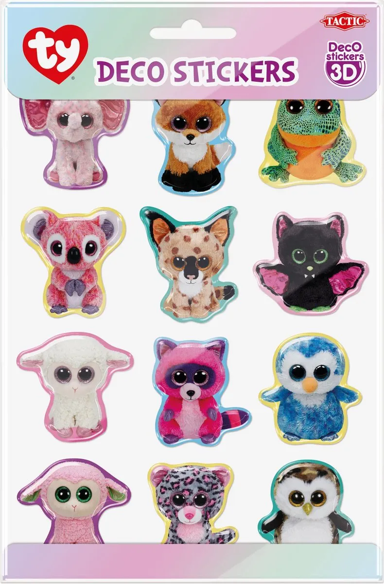 Tactic Ty Beanie Boo’s Stickers