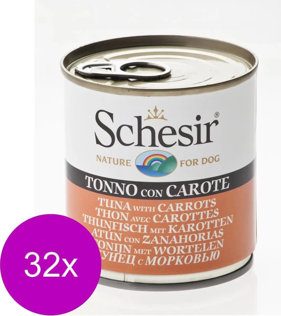 Schesir Hond Blik Gelei 285 g
