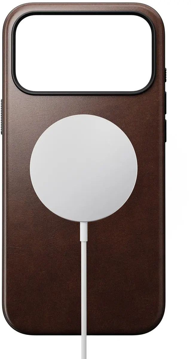 NOMAD Horween Lederen Hoesje iPhone 17 Pro Max 114642118E8E - Bruin