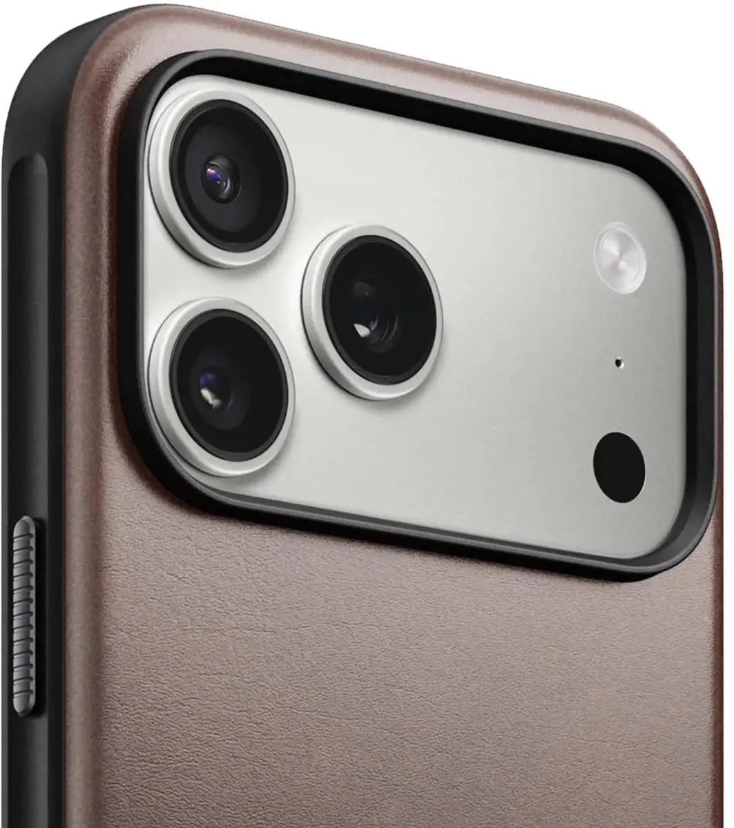 NOMAD Horween Lederen Hoesje iPhone 17 Pro Max 114642118E8E - Bruin