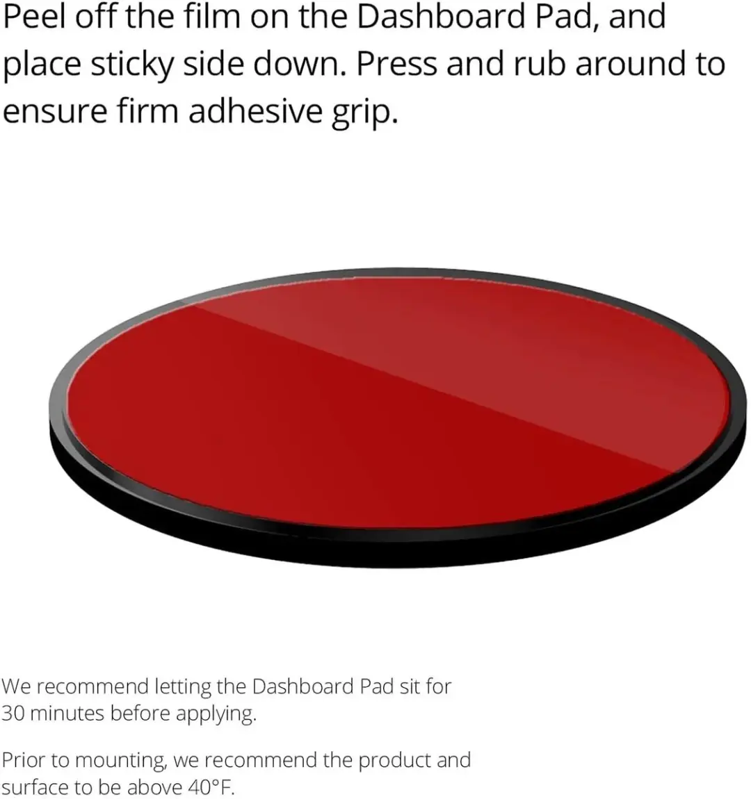 iOttie Sticky Gel Dashboard Pad ACDPIO301 - Zwart