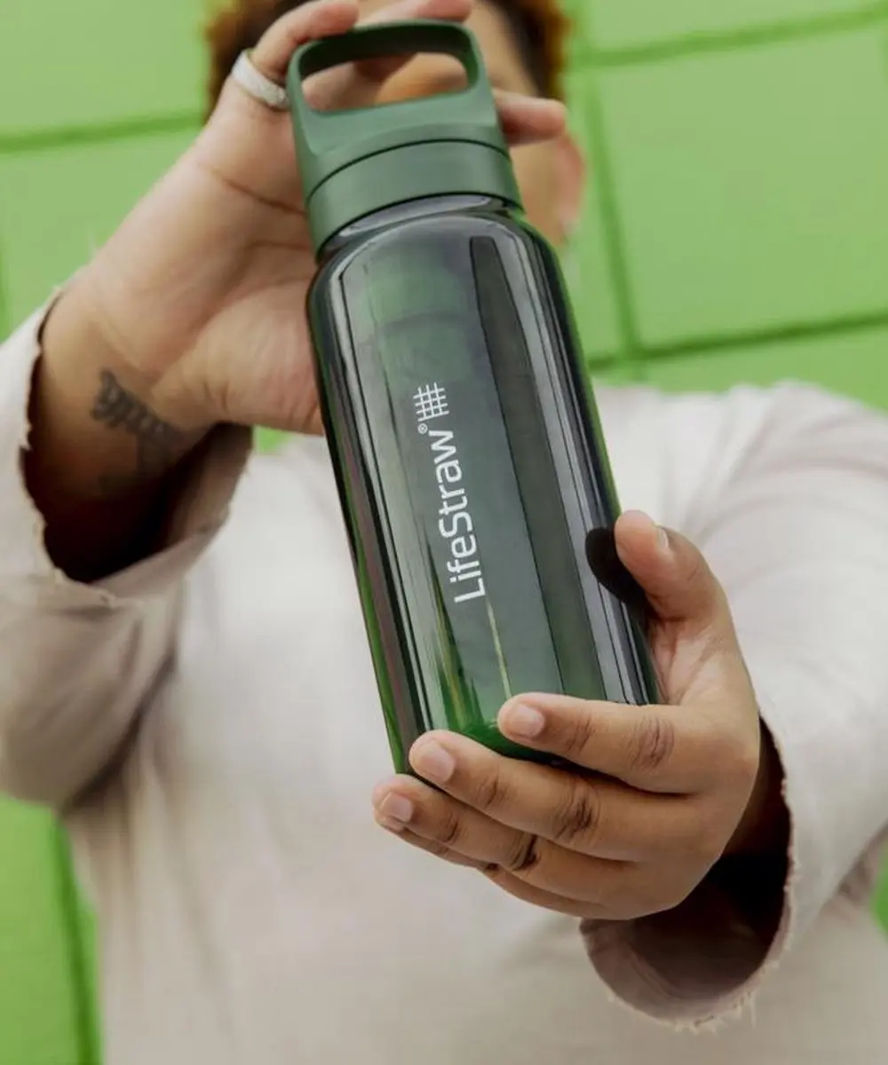 LifeStraw Go 2.0 Waterfles 650ml - Groen - afbeelding 6 van 6