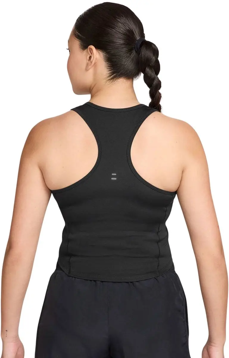 Nike Dri-FIT Tempo Swoosh Run Tanktop - Maat M - Zwart/Wit