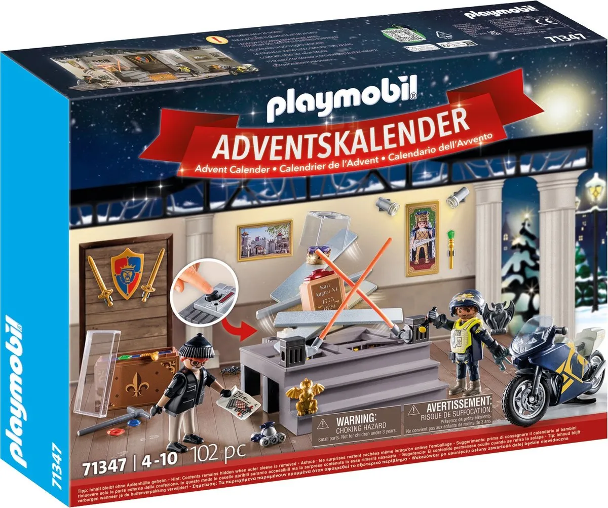 Playmobil Adventskalender Politie Museumdiefstal 71347
