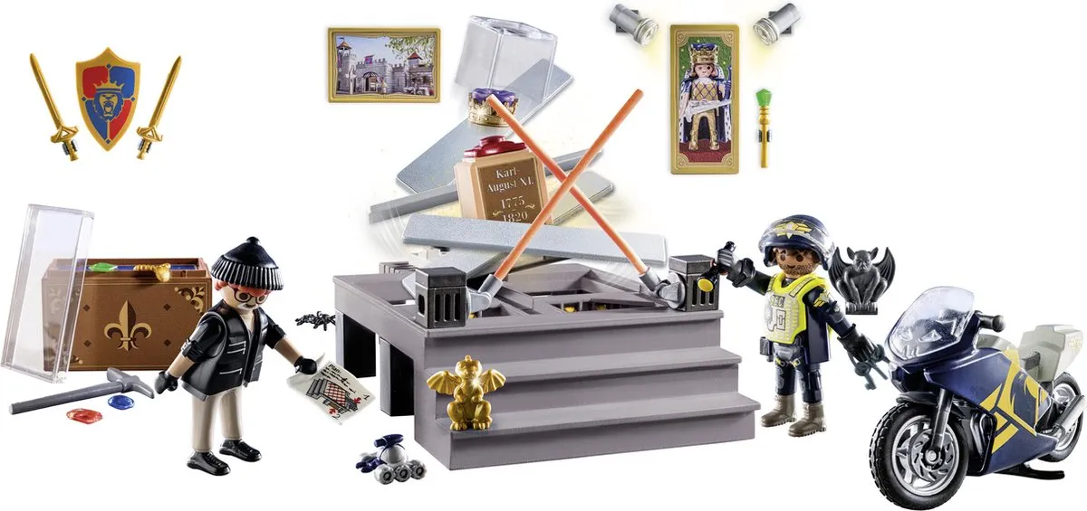 Playmobil Adventskalender Politie Museumdiefstal 71347 - Multicolor