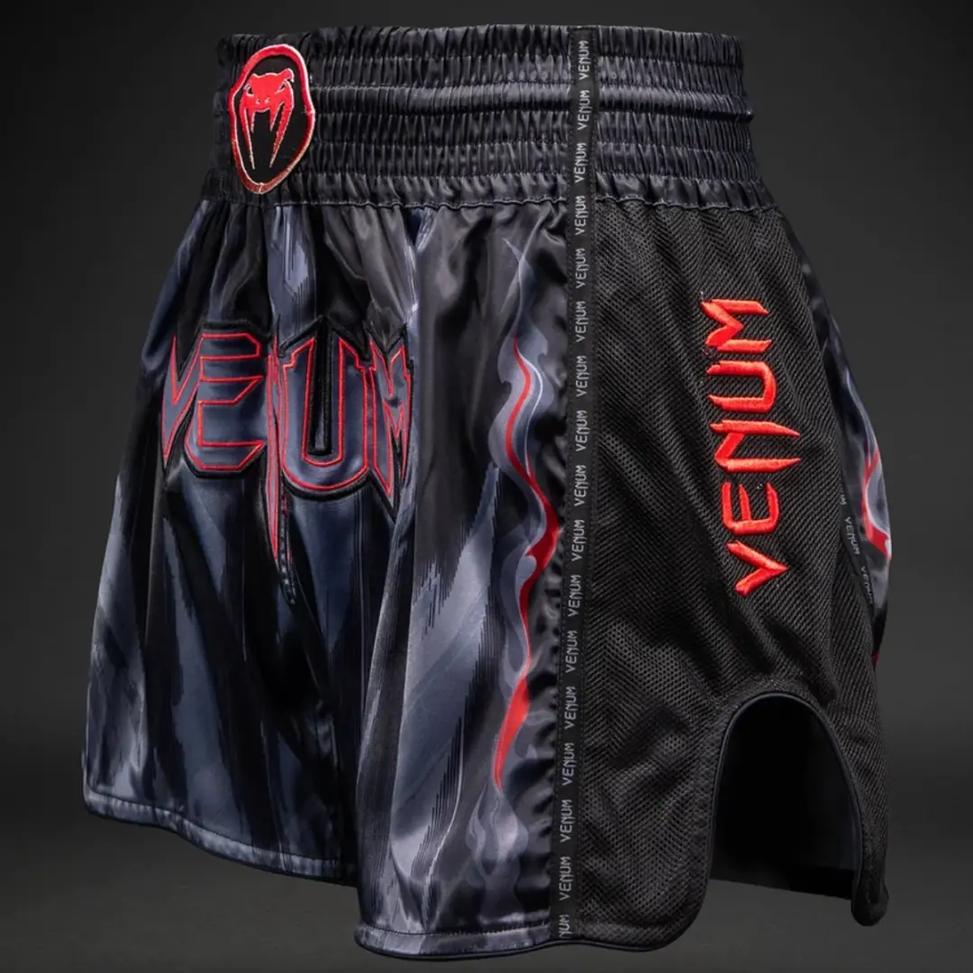 Venum Demon Muay Thai Shorts XL - Zwart Grijs