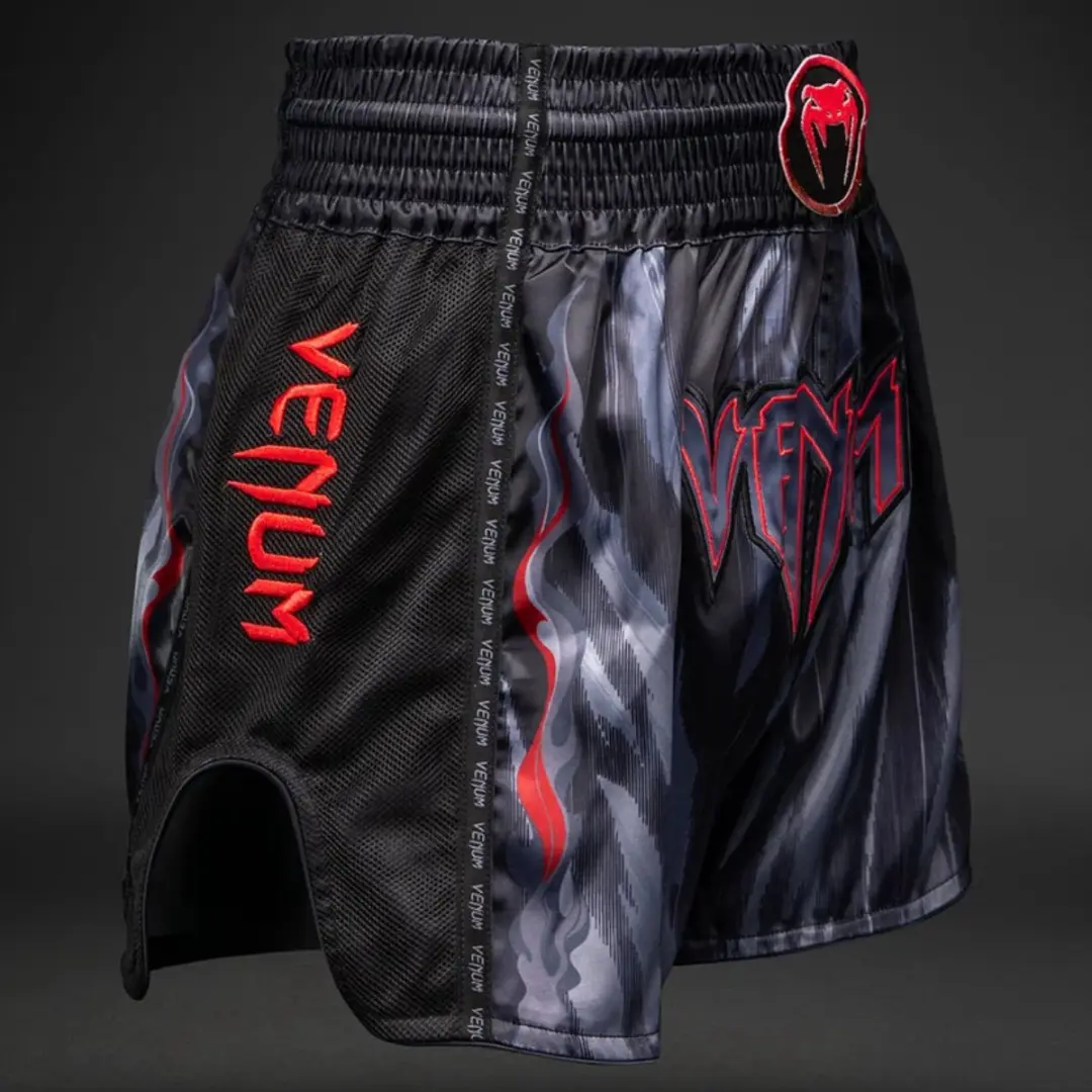 Venum Demon Muay Thai Shorts XL - Zwart Grijs