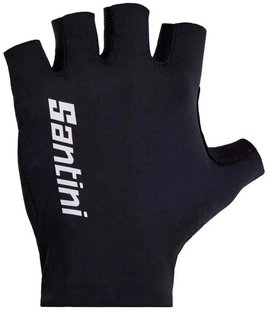 Santini 3d Korte Handschoenen Zwart S