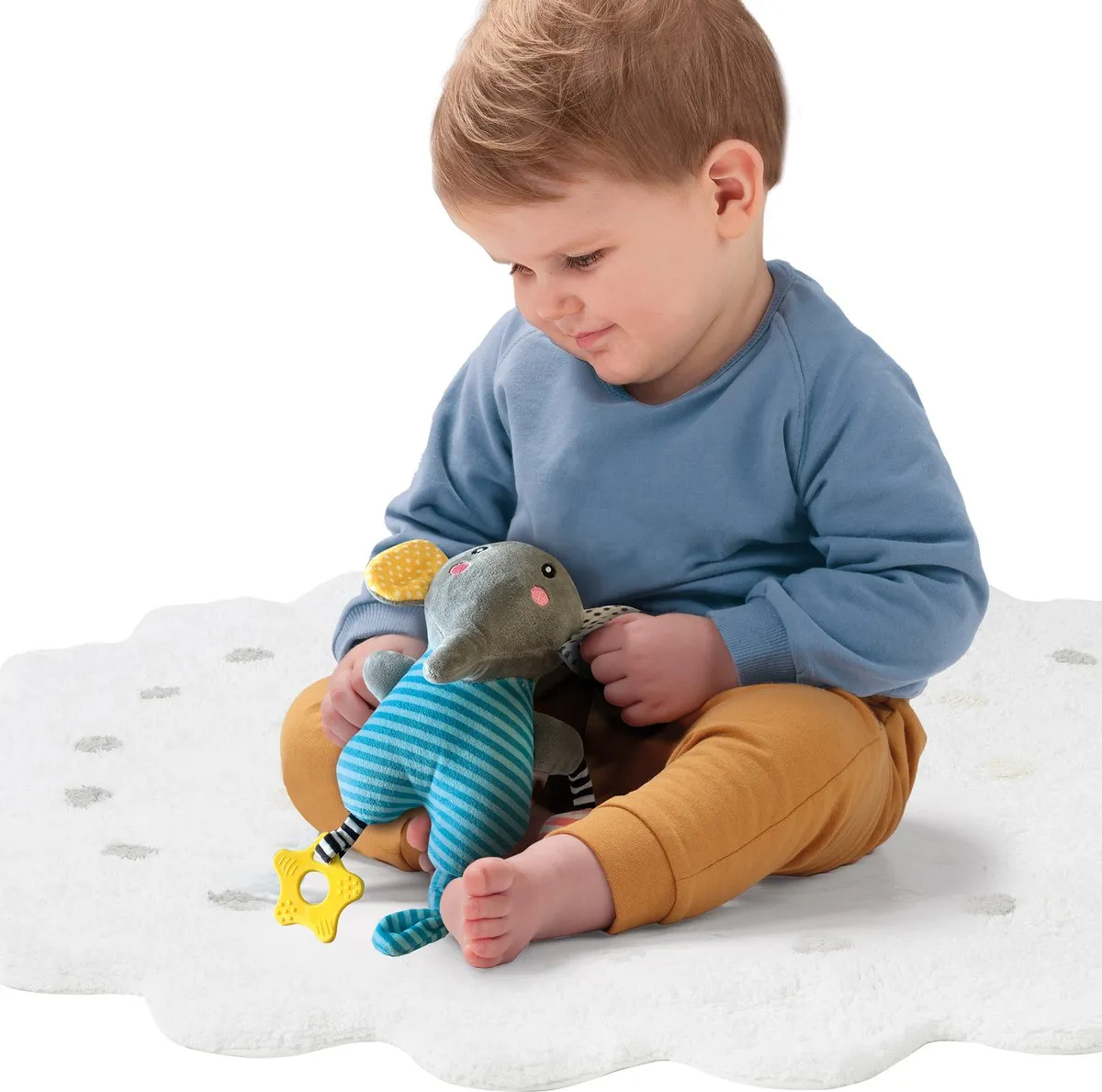 SES Creative Olly Activiteiten Pluche Olifant - Zacht