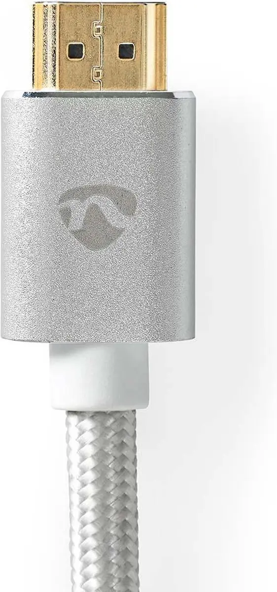 Nedis HDMI Kabel CCTB34800AL20 DVI-D 24+1 - 2.00m - Verguld - Zilver