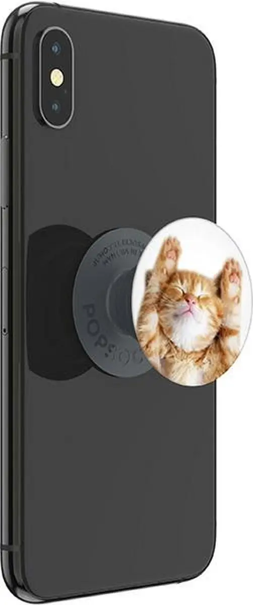 PopSockets PopGrip Basic Snoozy Cat - Telefoonbutton - afbeelding 3 van 5