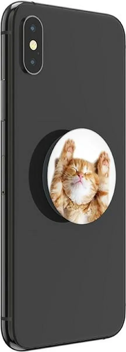 PopSockets PopGrip Basic Snoozy Cat - Telefoonbutton - afbeelding 5 van 5