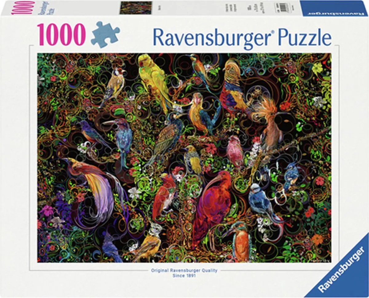 Ravensburger Schitterende Vogels Puzzel 1000 Stuks
