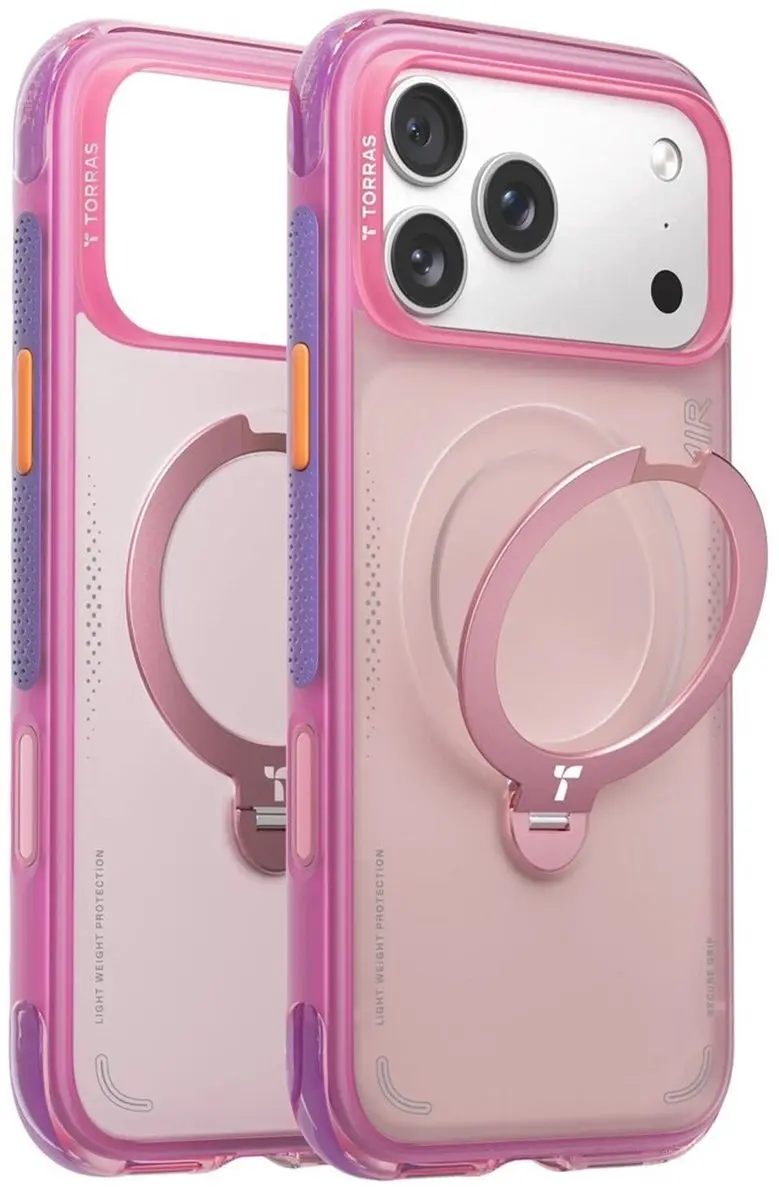 Torras Ostand Q3 Air Spin Hoesje iPhone 17 Pro