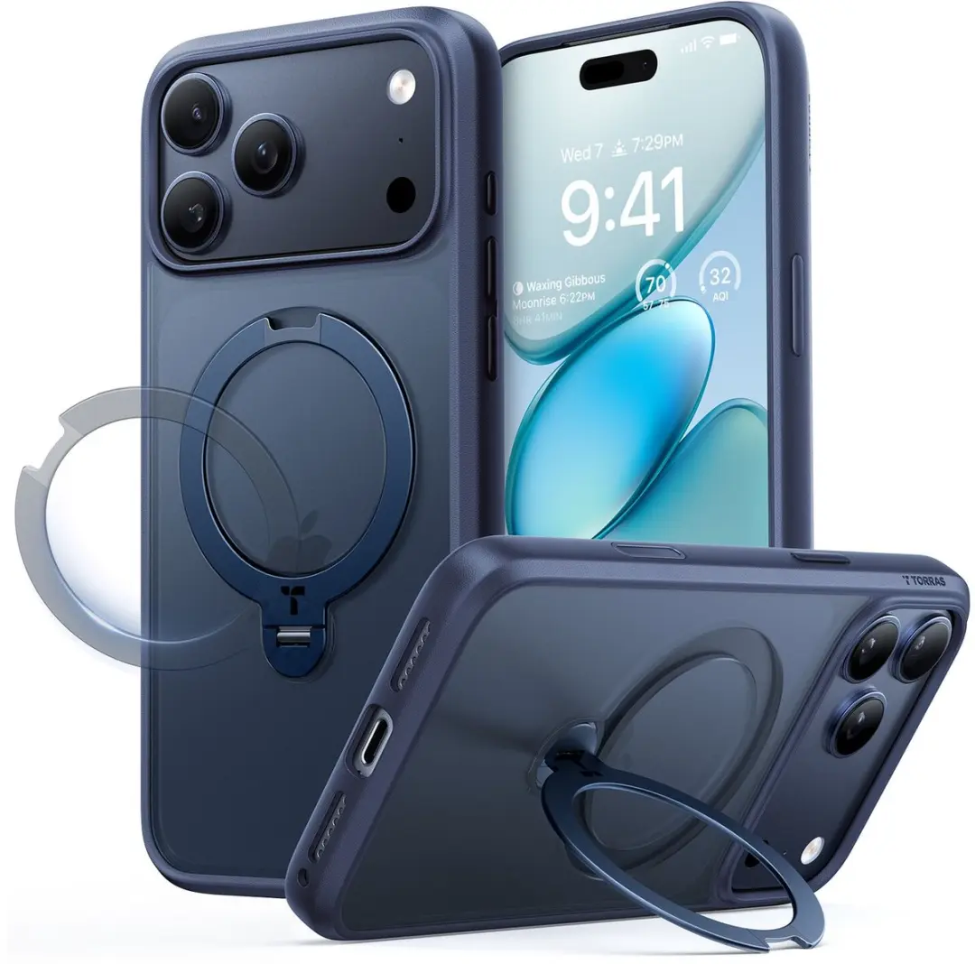 Torras UPro Ostand Spin Hoesje iPhone 17 Pro