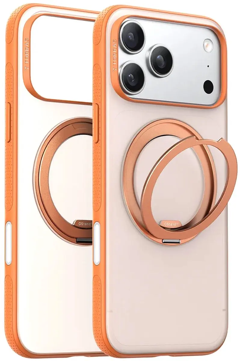 Torras Ostand R Fitness Back Cover iPhone 17 Pro - Oranje
