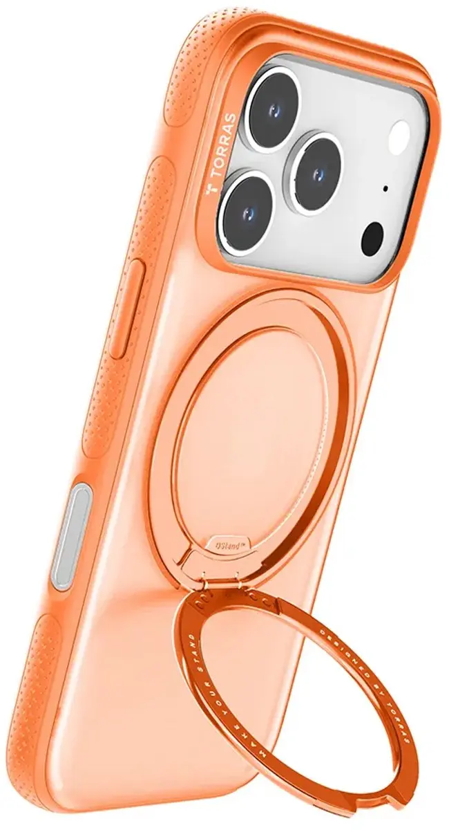 Torras Ostand R Fitness Back Cover iPhone 17 Pro - Oranje