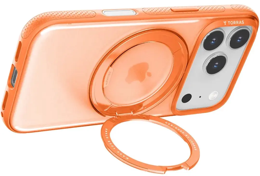 Torras Ostand R Fitness Back Cover iPhone 17 Pro - Oranje