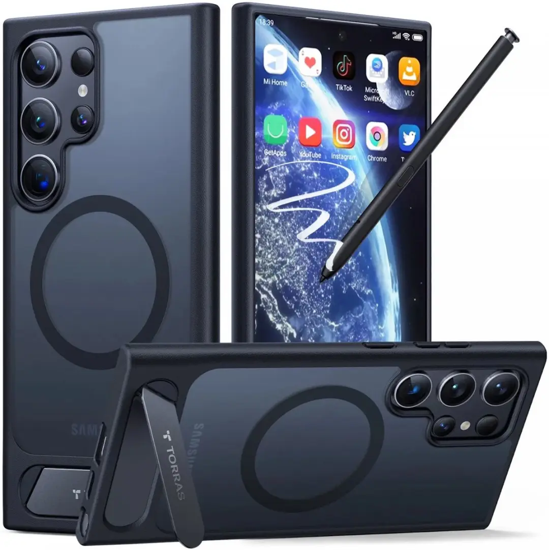 Torras UPro Pstand Hoesje Samsung Galaxy S24 Ultra
