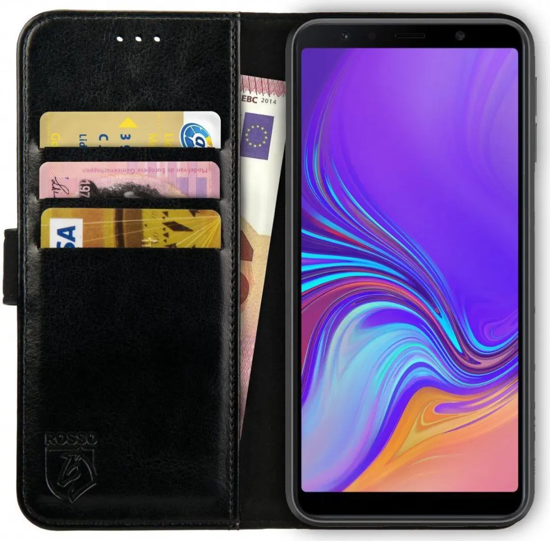 Rosso Element Book Case Wallet Samsung Galaxy A7 (2018)