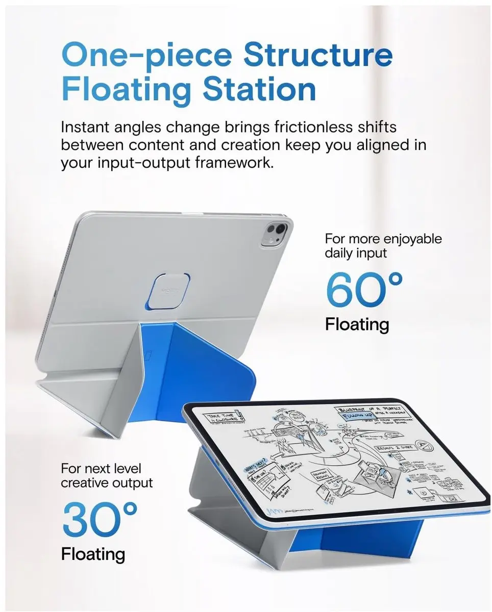 MOFT Dynamic Folio Book Case voor iPad Pro 12.9 - Grijs - afbeelding 5 van 6