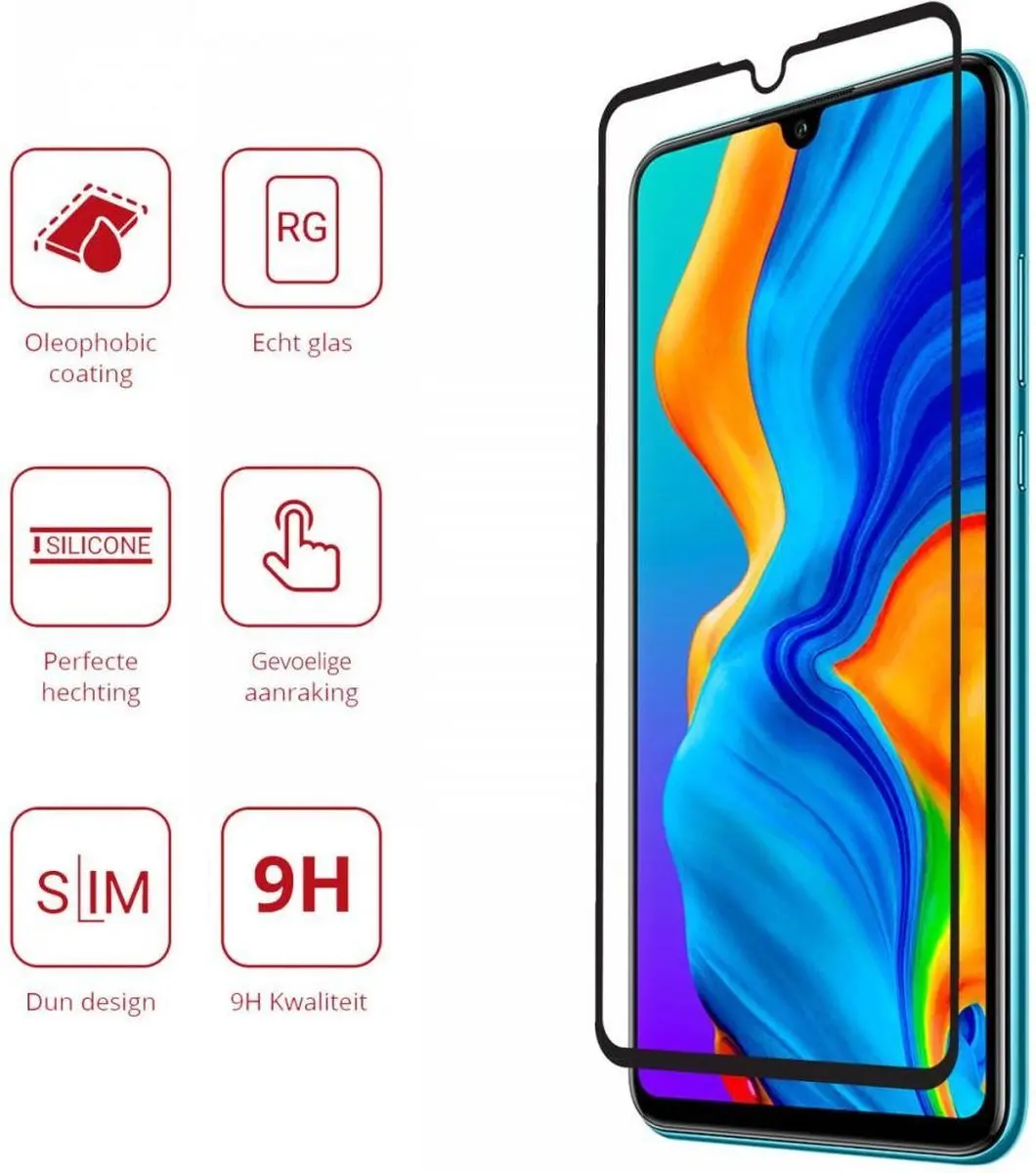 Rosso Huawei P30 9H Tempered Glass Screen Protector