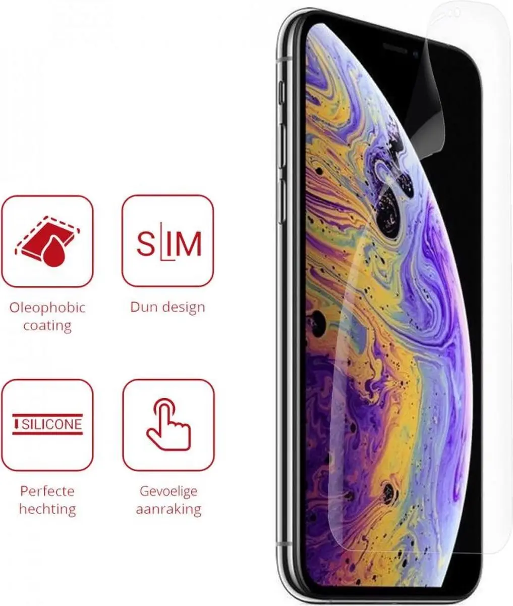 Rosso Ultra Clear Screenprotector iPhone Xs - 2 Stuks