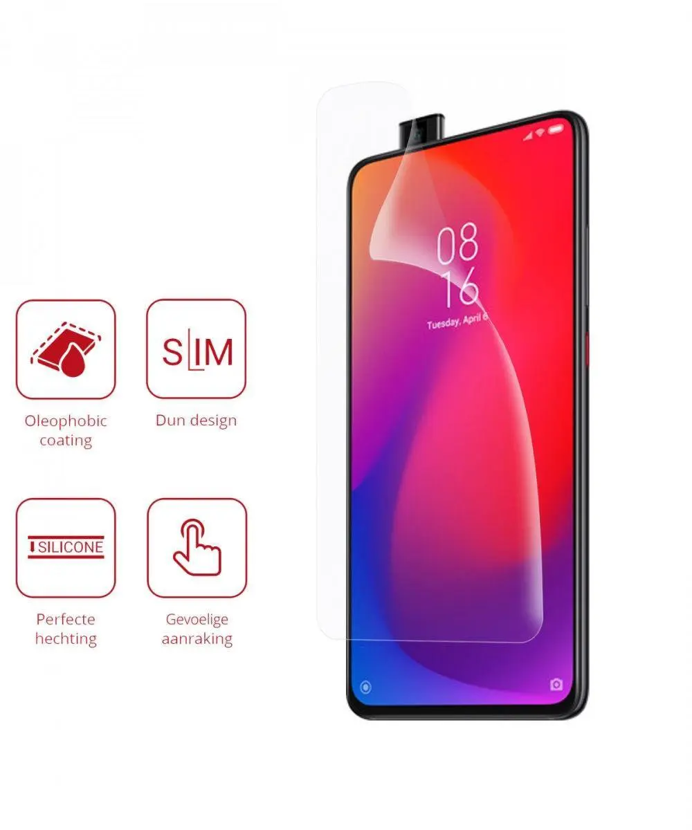 Rosso Screen Protector Ultra Clear voor Xiaomi Mi 9T Pro - 2 Stuks
