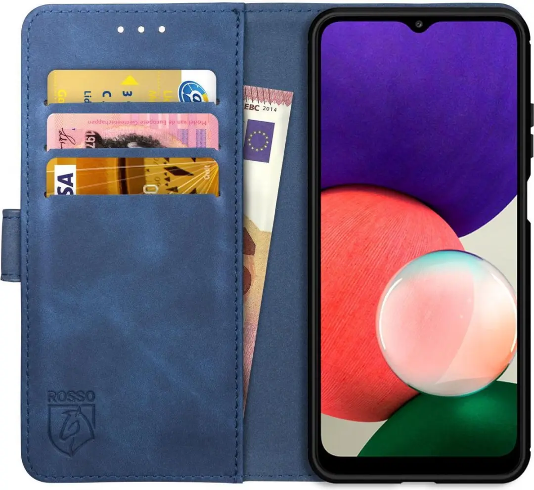 Rosso Element Book Case Wallet Samsung Galaxy A22 5G