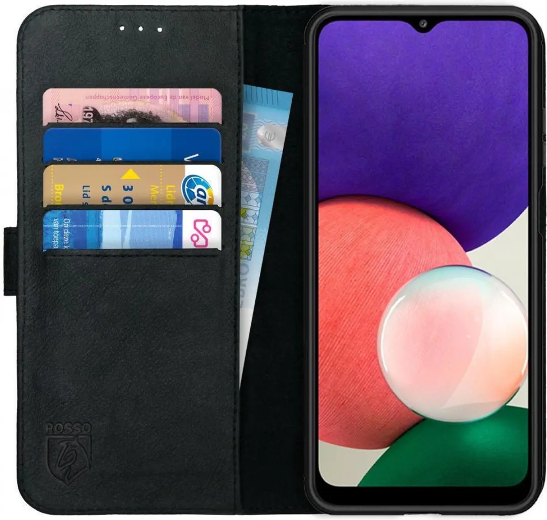 Rosso Deluxe Book Case Samsung Galaxy A22 5G