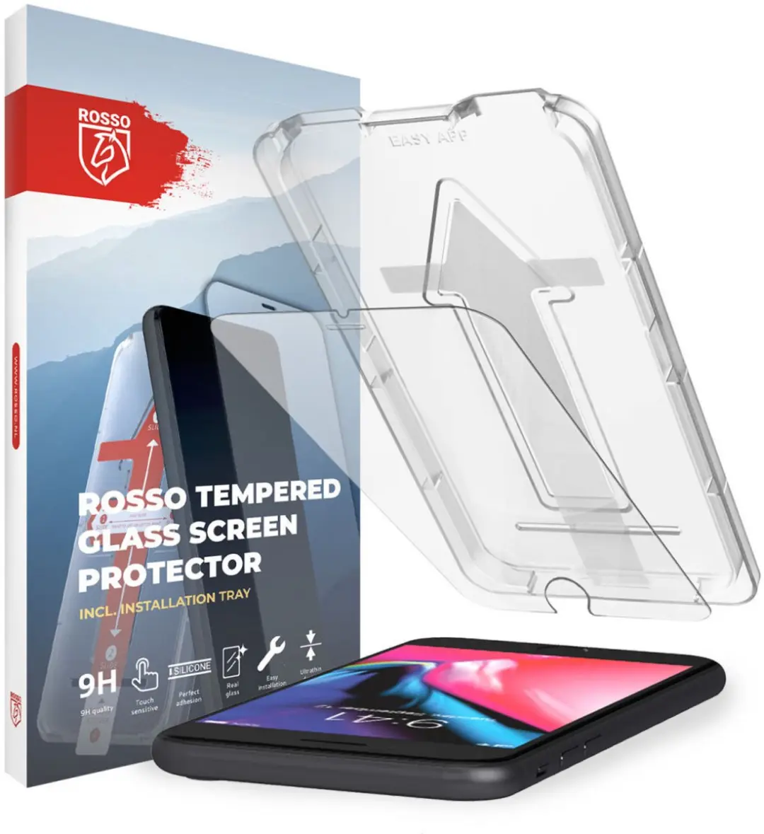 Rosso Gehard Glas Screenprotector iPhone 6/7/8