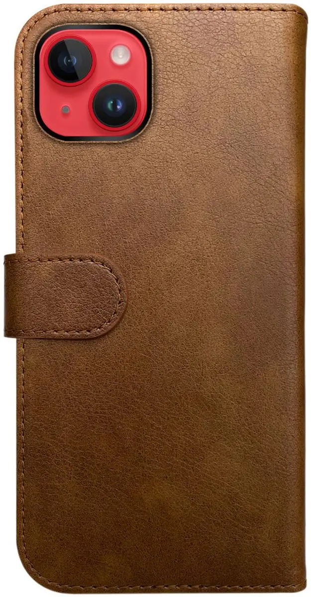 Rosso Element Book Case Wallet iPhone 14 Plus - 3 Pasjes - Bruin