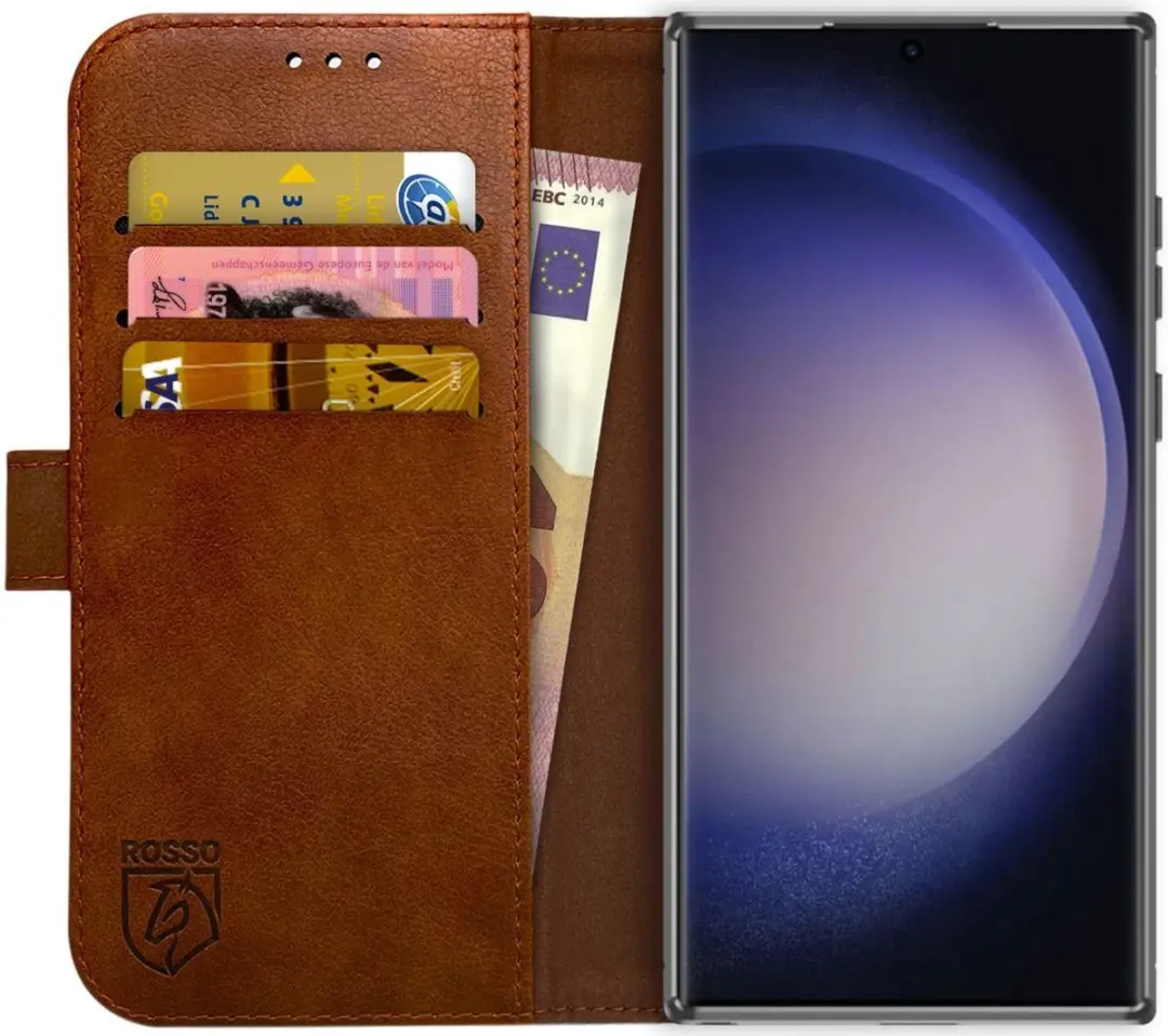 Rosso Element Book Case Wallet Samsung Galaxy S23 Ultra