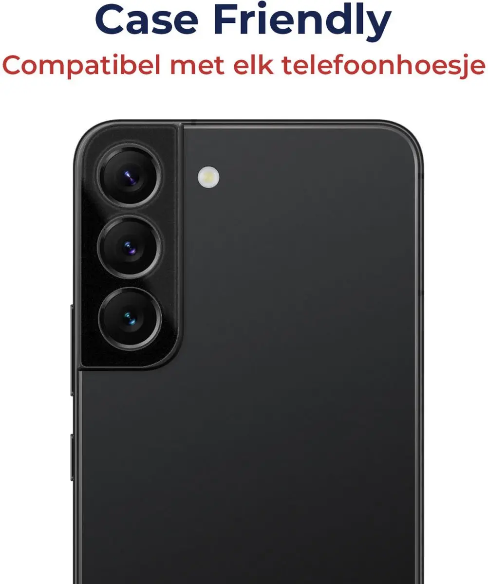 Rosso Camera Lens Protector - Samsung Galaxy S22/S22+ Zwart