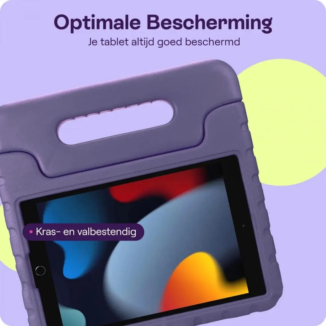 HappyCase Kinder Tablethoes iPad 10.2 2019-2021 - Paars