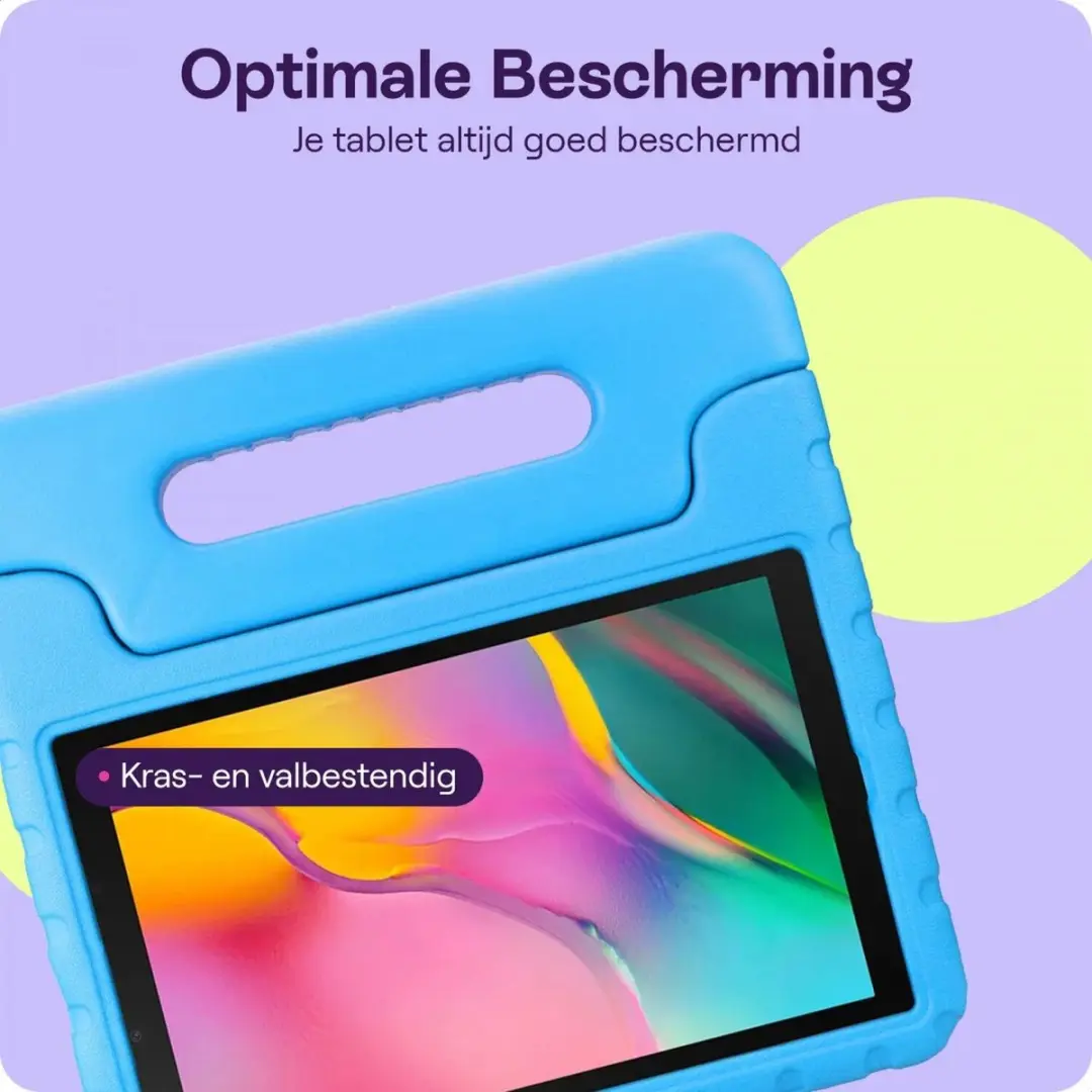 HappyCase Kinder Tablethoes Samsung Galaxy Tab A 10.1 (2019) - Blauw - afbeelding 6 van 6