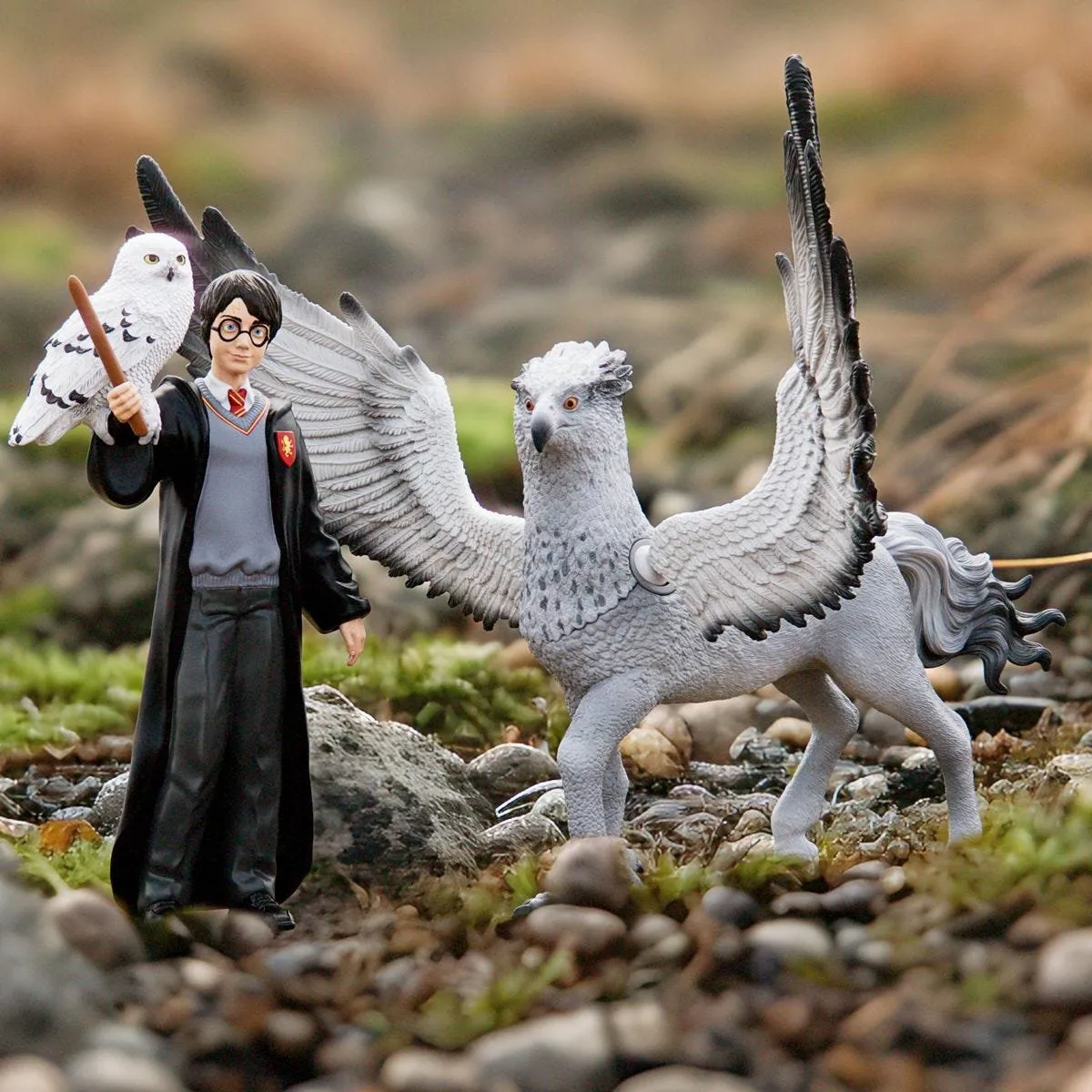 Schleich Harry Potter Scheurbek Buckbeak 13988 - Zwart/Wit - afbeelding 6 van 6