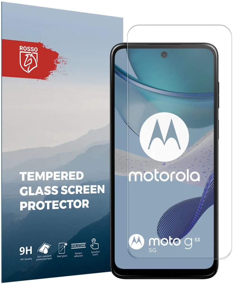 Rosso 9H Tempered Glass Moto G53