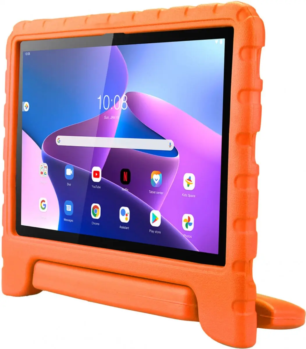 HappyCase Lenovo Tab M10 Gen 3 Kinderhoes - Oranje